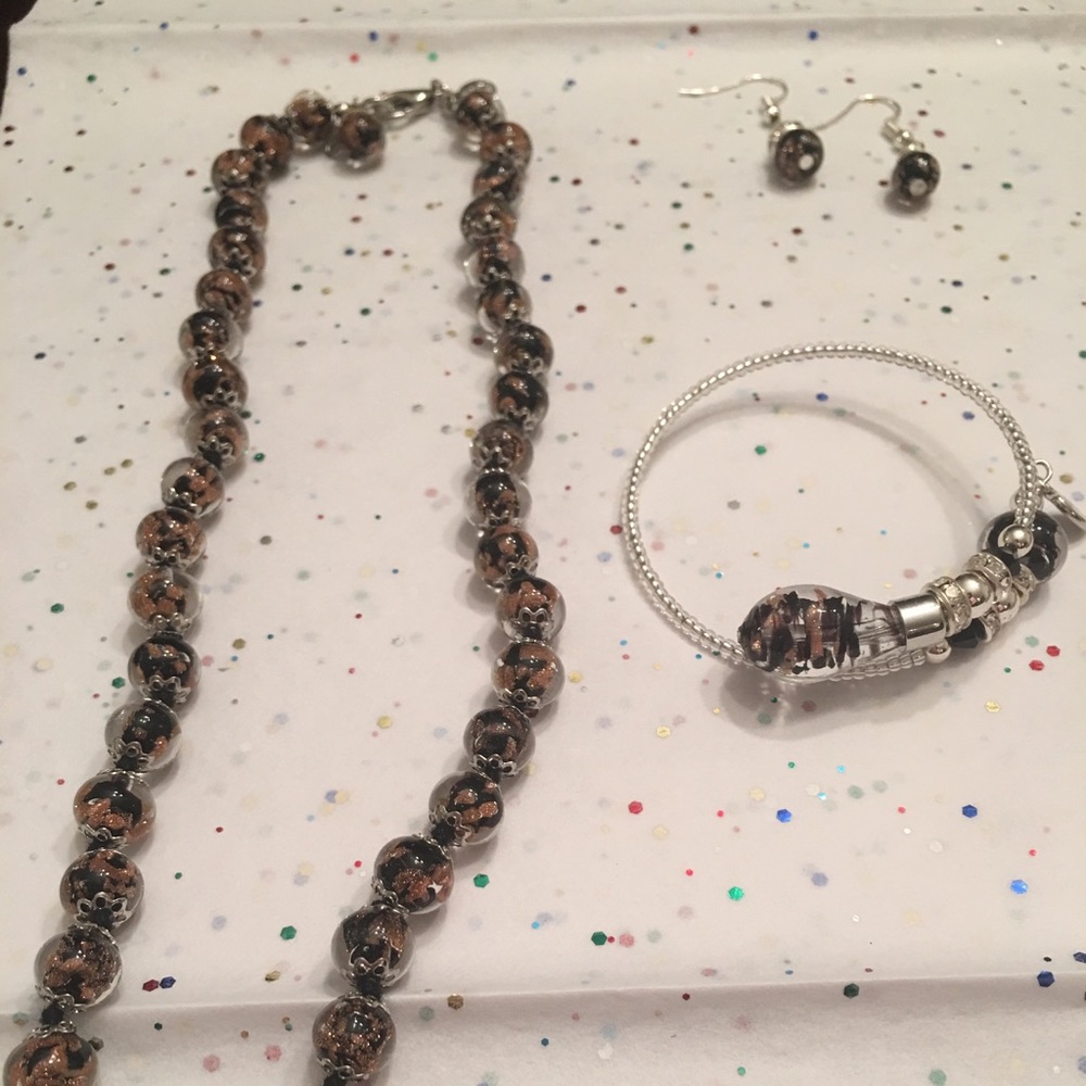 Murano Glass Jewelry Set